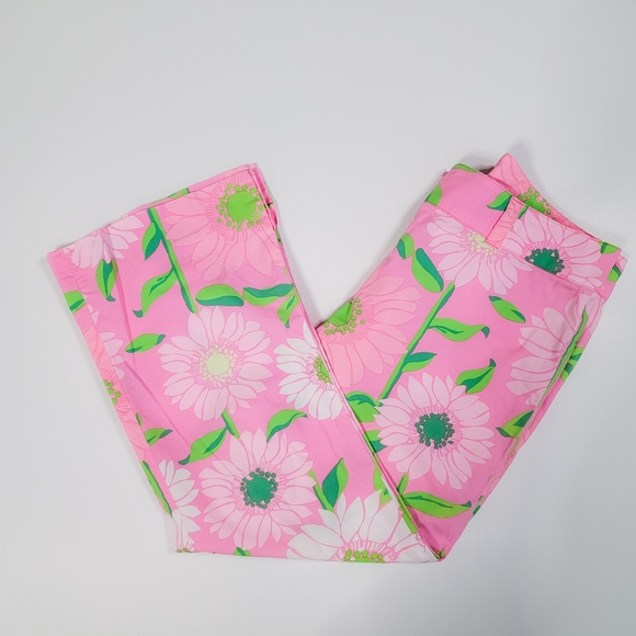 Lilly Pulitzer Pink Floral Capris - Picture 13 of 13